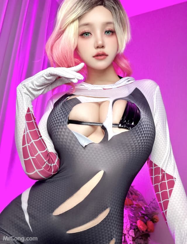 小仓千代wNo.061:SpiderGwen蜘蛛格温(20photos) 写真集