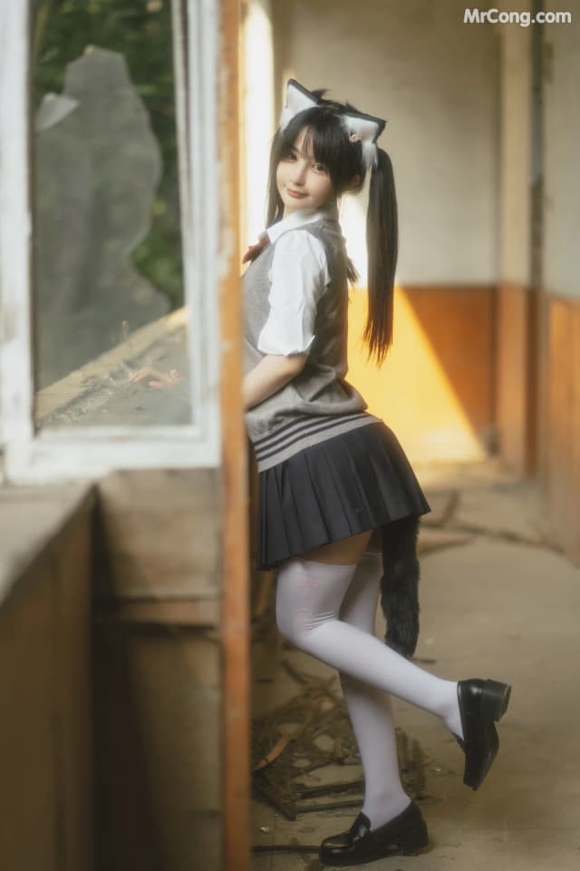 桜井宁宁Vol.053:废墟jk(74photos) 写真集